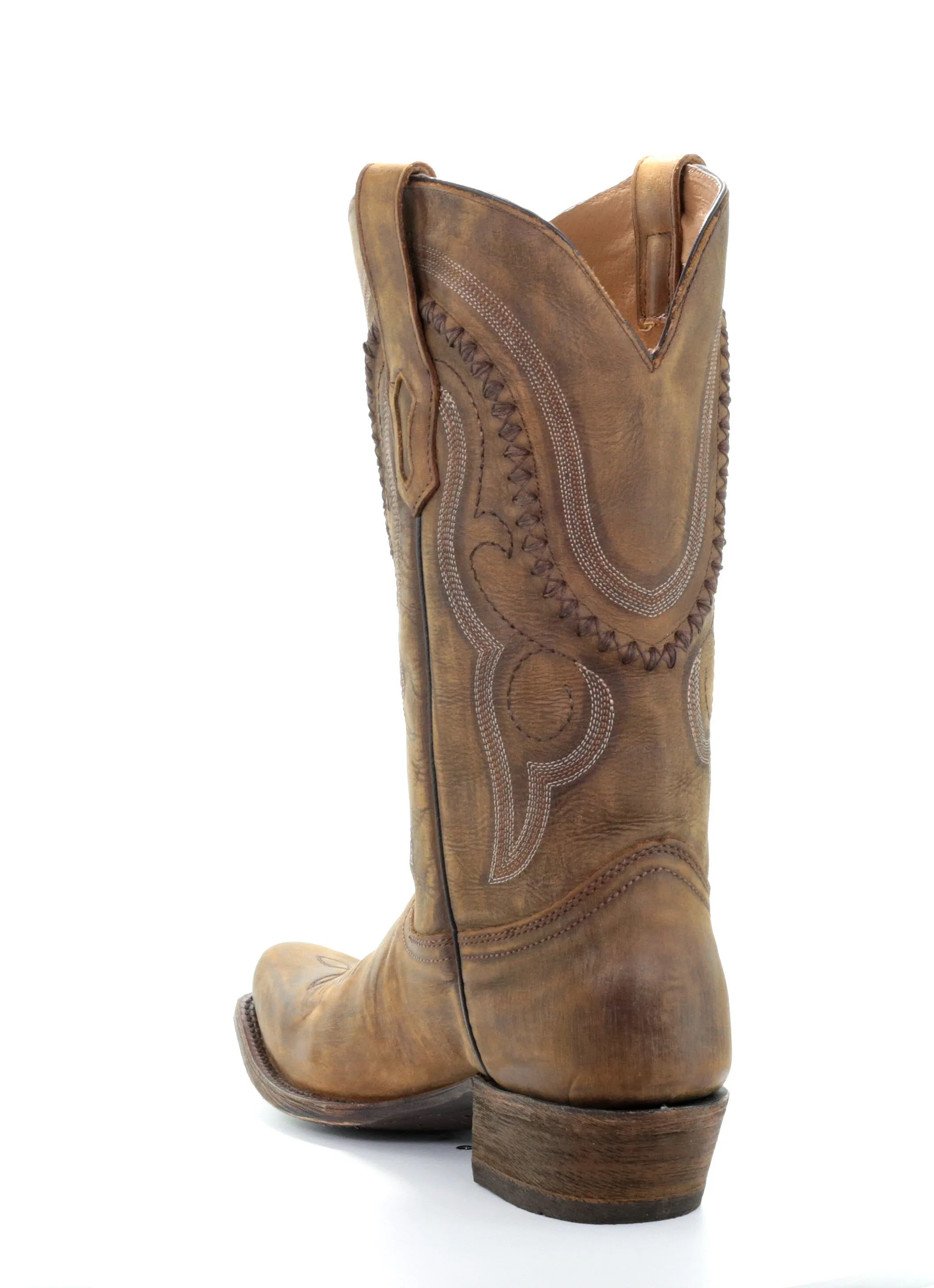 A3479 - D Corral gold western cowboy leather boots for men