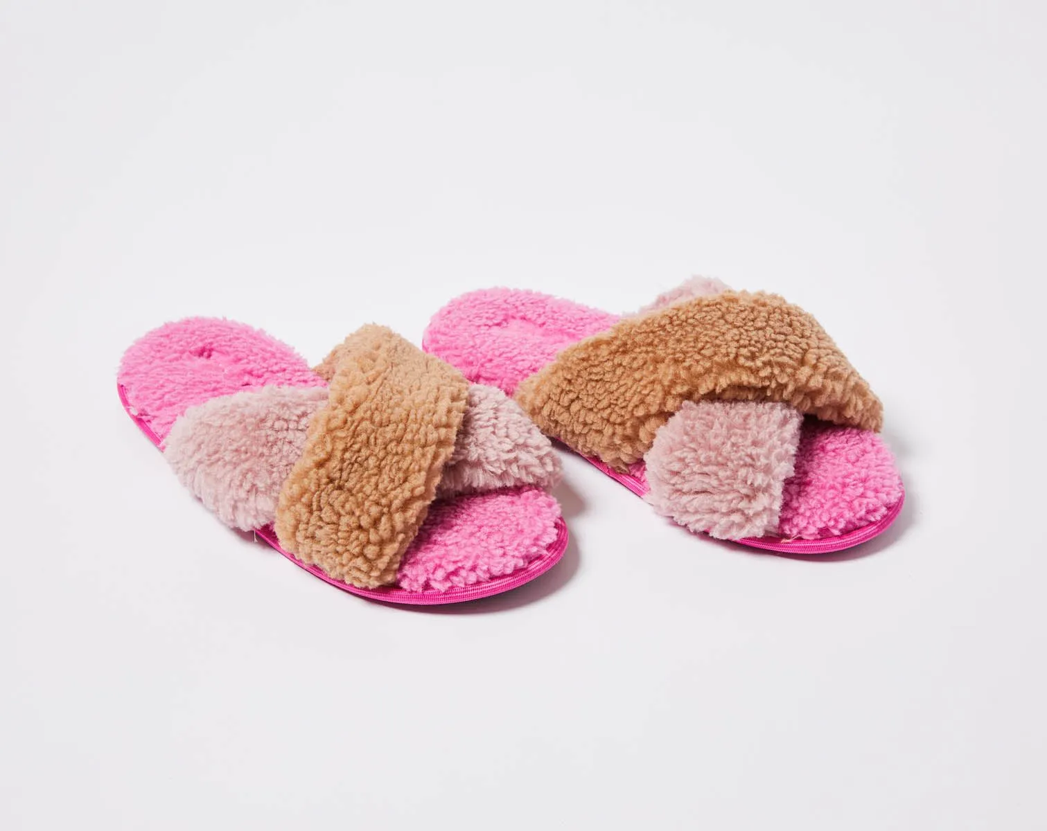 Kip & Co Adult Slippers Roses and Chocolate